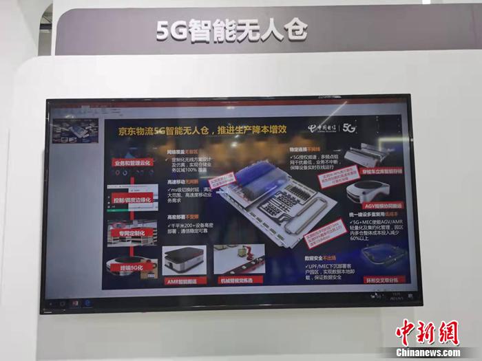 5G智能無人倉。<a target='_blank' href='http://www.chinanews.com/' >中新網(wǎng)</a>記者 李金磊 攝