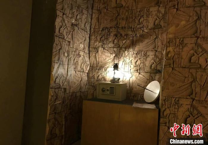 資料圖：密室逃脫場景。　李庭耀 攝